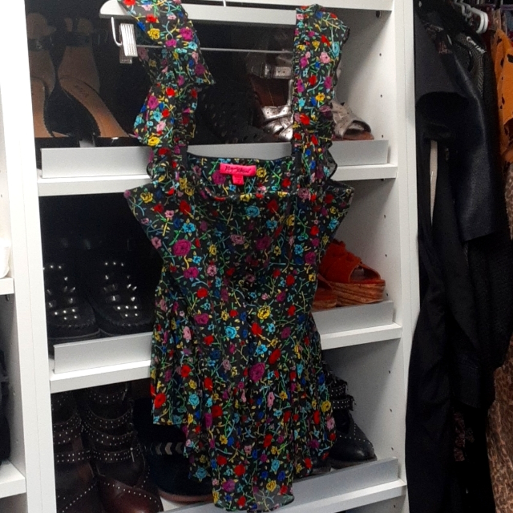 Rare betsey johnson corset spaghetti top